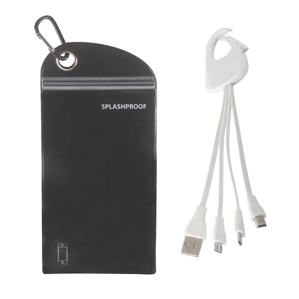 4-in-1 universal USB adapter with clip top, storage pouch and carabiner... from ASI 57800 Gordon Sinclair / Gordon Sinclair®