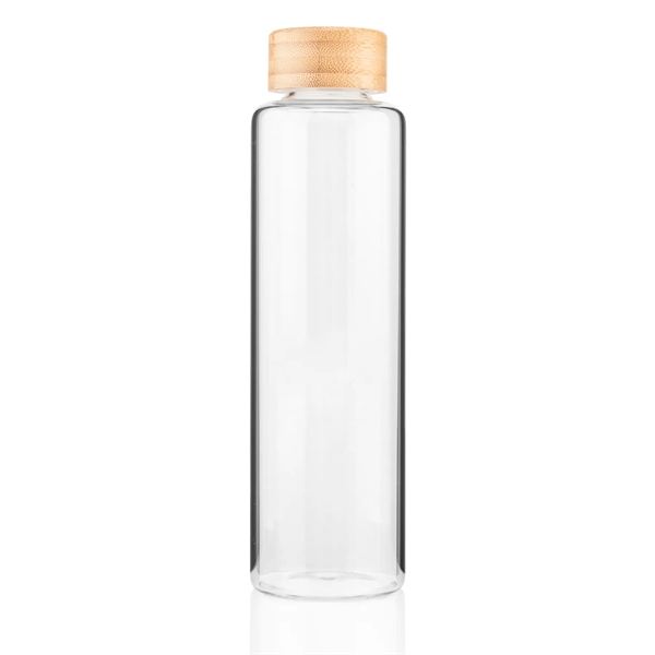 18.6 oz. borosilicate glass bottle with bamboo wood screw-on lid.... from ASI 57800 Gordon Sinclair / Gordon Sinclair®