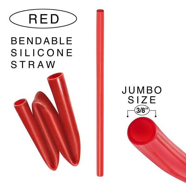 10" bendable silicone reusable straw with steel cleaning brush, case and... from ASI 57800 Gordon Sinclair / Gordon Sinclair®