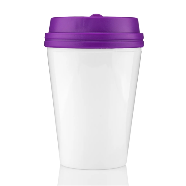 10 ounce double wall insulated tumbler with threaded slide-lock silicone lid.... from ASI 57800 Gordon Sinclair / Gordon Sinclair®