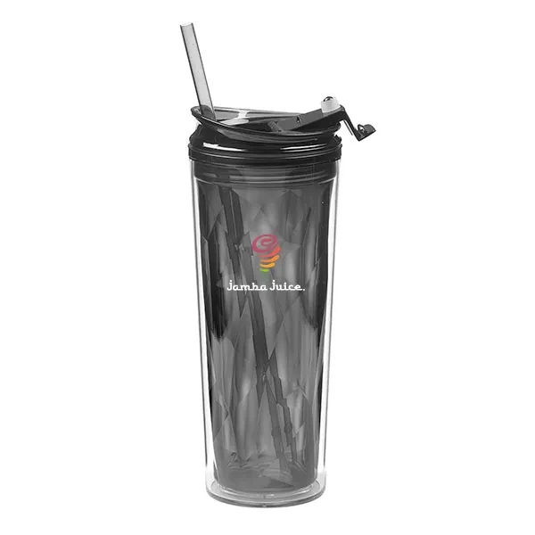 18 oz. double wall acrylic plastic tumbler with geometric liner, slip... from ASI 57800 Gordon Sinclair / Gordon Sinclair®