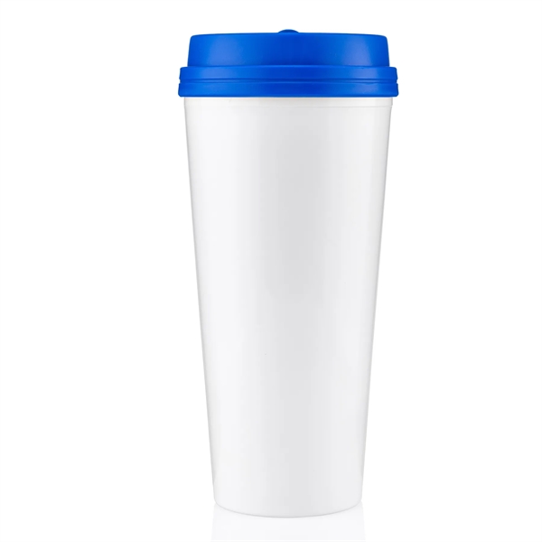 20 ounce double wall insulated plastic tumbler with color silicone lid.... from ASI 57800 Gordon Sinclair / Gordon Sinclair®