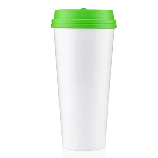 20 ounce double wall insulated plastic tumbler with color silicone lid.... from ASI 57800 Gordon Sinclair / Gordon Sinclair®