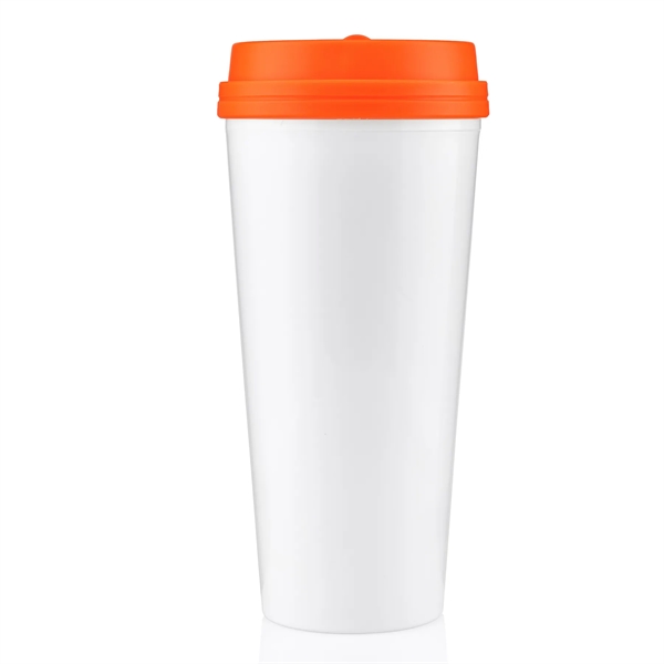 20 ounce double wall insulated plastic tumbler with color silicone lid.... from ASI 57800 Gordon Sinclair / Gordon Sinclair®