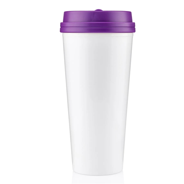 20 ounce double wall insulated plastic tumbler with color silicone lid.... from ASI 57800 Gordon Sinclair / Gordon Sinclair®