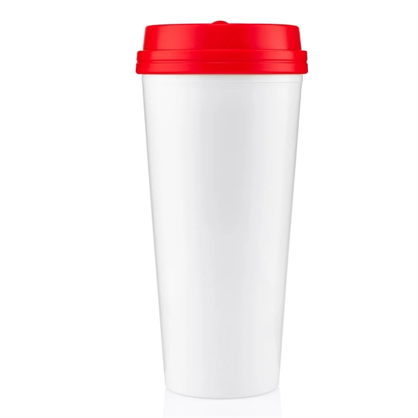 20 ounce double wall insulated plastic tumbler with color silicone lid.... from ASI 57800 Gordon Sinclair / Gordon Sinclair®