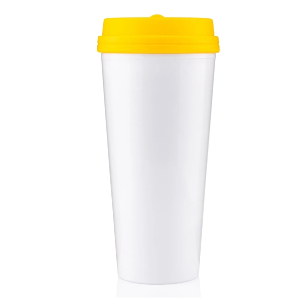 20 ounce double wall insulated plastic tumbler with color silicone lid.... from ASI 57800 Gordon Sinclair / Gordon Sinclair®