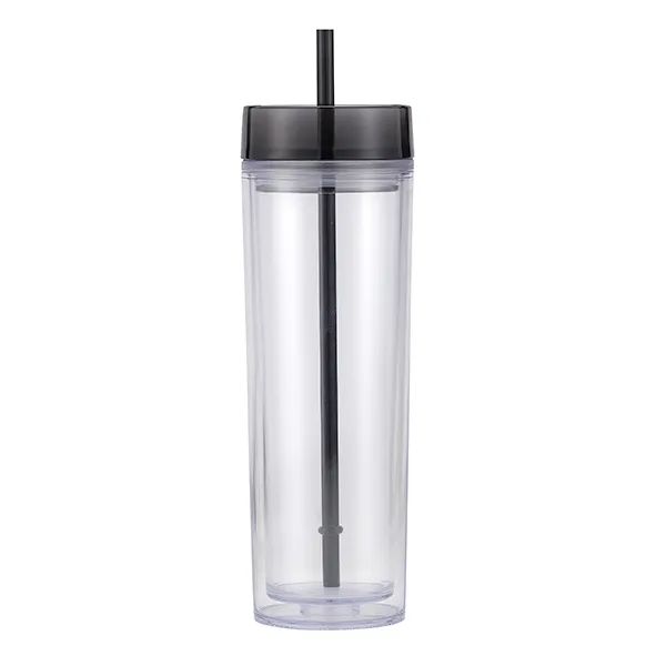 14 ounce double wall insulated tumbler with lid, straw and colored... from ASI 57800 Gordon Sinclair / Gordon Sinclair®
