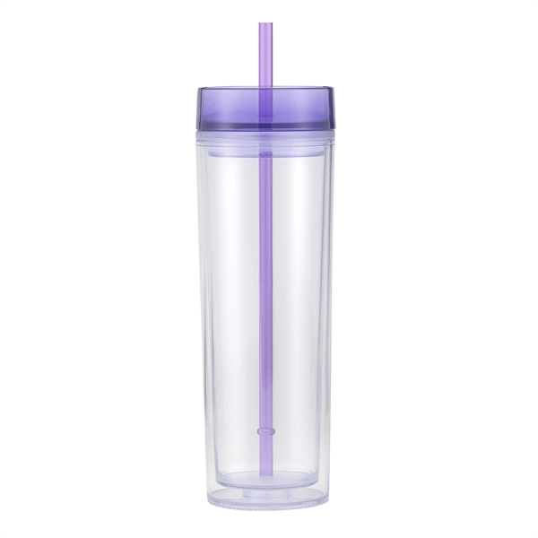 14 ounce double wall insulated tumbler with lid, straw and colored... from ASI 57800 Gordon Sinclair / Gordon Sinclair®