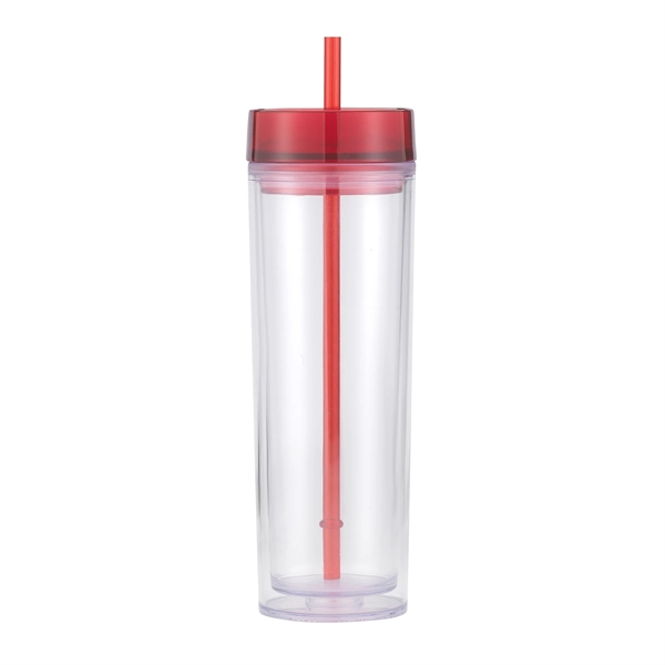 14 ounce double wall insulated tumbler with lid, straw and colored... from ASI 57800 Gordon Sinclair / Gordon Sinclair®