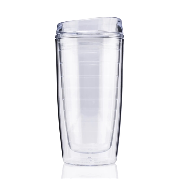14 ounce double wall acrylic tumbler with pop-on lid and iridescent... from ASI 57800 Gordon Sinclair / Gordon Sinclair®