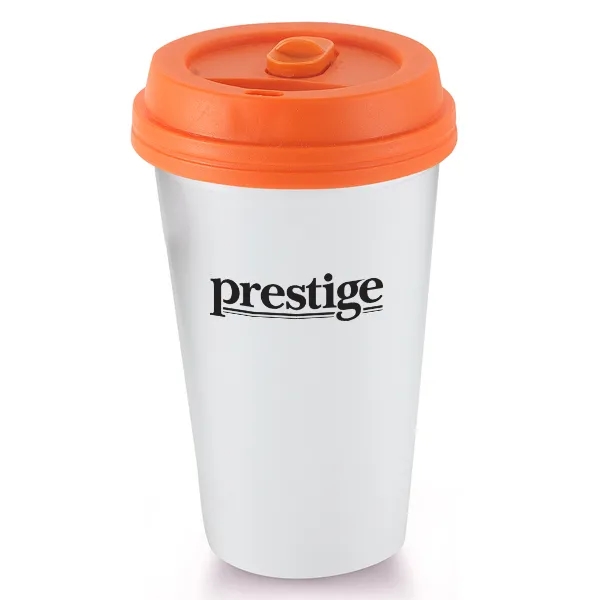 Gift set with a 16 ounce plastic coffee tumbler with silicone... from ASI 57800 Gordon Sinclair / Gordon Sinclair®