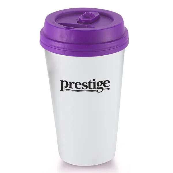 Gift set with a 16 ounce plastic coffee tumbler with silicone... from ASI 57800 Gordon Sinclair / Gordon Sinclair®