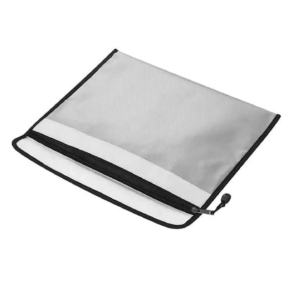 Waterproof and fireproof zipper document bag plus 1c1p color silkscreen imprint... from ASI 37218 Athena Promo (tm)