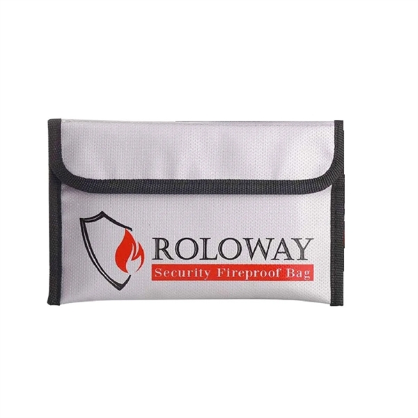 Waterproof and fireproof zipper document bag plus 1c1p color silkscreen imprint... from ASI 37218 Athena Promo (tm)