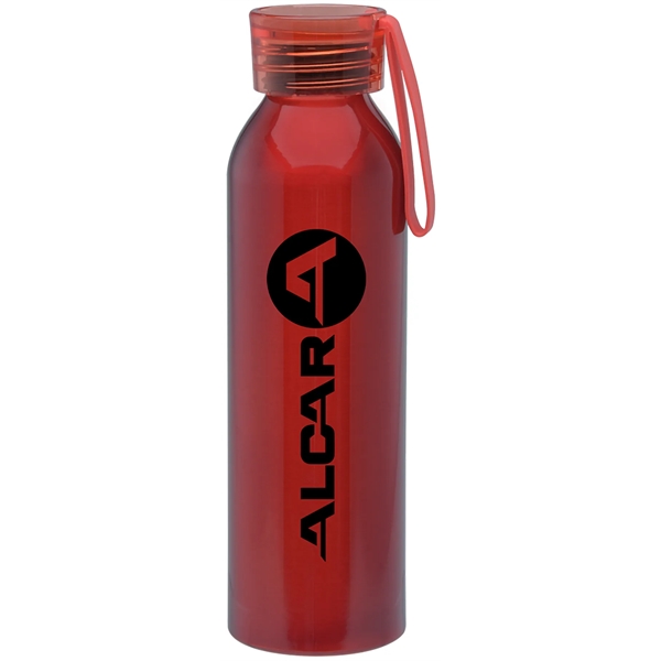 The 22 Oz. Shimmer Collection Water Bottle features a matching screw... from ASI 71920 Moderne Glass Company Inc / Glass America®