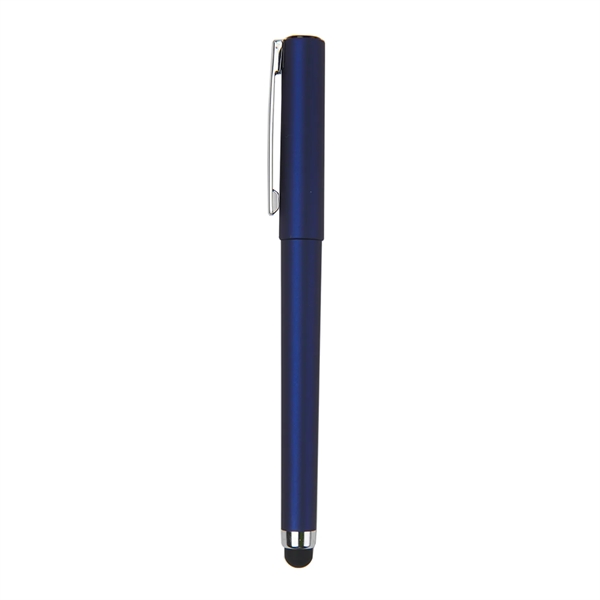 5 3/4" x 1/2" capped gel stylus pen with capacitive stylus... from ASI 52840 Evans Manufacturing