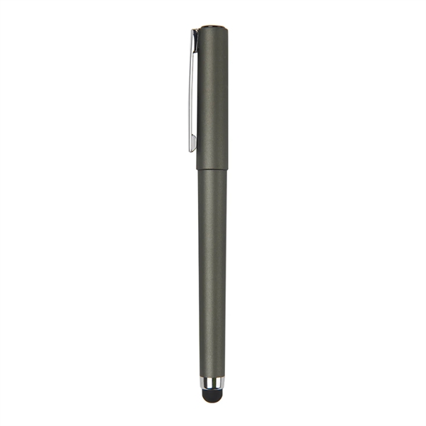 5 3/4" x 1/2" capped gel stylus pen with capacitive stylus... from ASI 52840 Evans Manufacturing