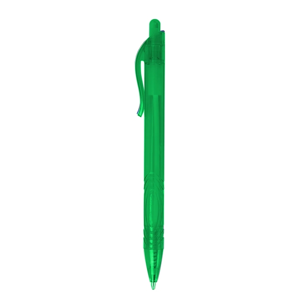 5 3/4" x 7/16" recycled PET click-action ballpoint pen in several... from ASI 52840 Evans Manufacturing