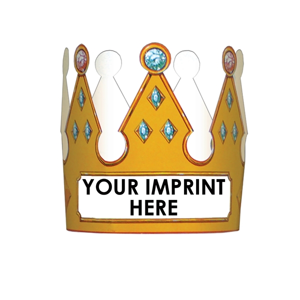 High density paper board jeweled crown headband.... from ASI 67620 Lion Circle Corp