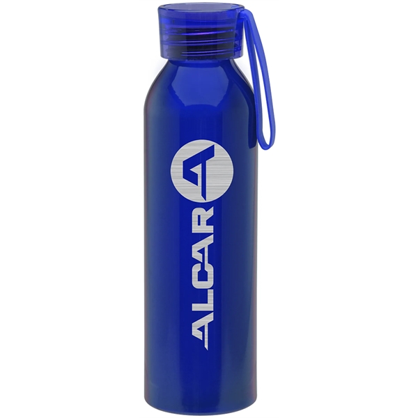 The 22 Oz. Shimmer Collection Water Bottle features a matching screw... from ASI 71920 Moderne Glass Company Inc / Glass America®