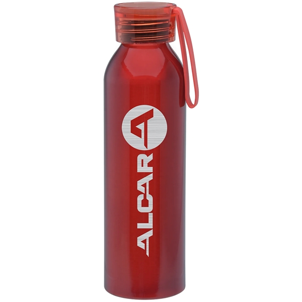 The 22 Oz. Shimmer Collection Water Bottle features a matching screw... from ASI 71920 Moderne Glass Company Inc / Glass America®