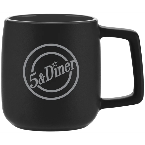This 14 ounce mug offers a dual finish with matte exterior... from ASI 71920 Moderne Glass Company Inc / Glass America®