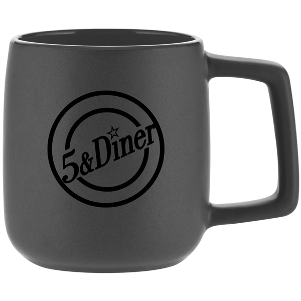 This 14 ounce mug offers a dual finish with matte exterior... from ASI 71920 Moderne Glass Company Inc / Glass America®