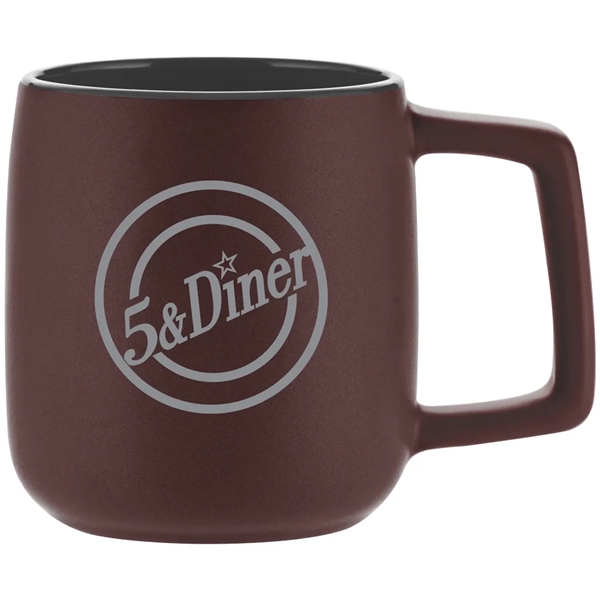 This 14 ounce mug offers a dual finish with matte exterior... from ASI 71920 Moderne Glass Company Inc / Glass America®