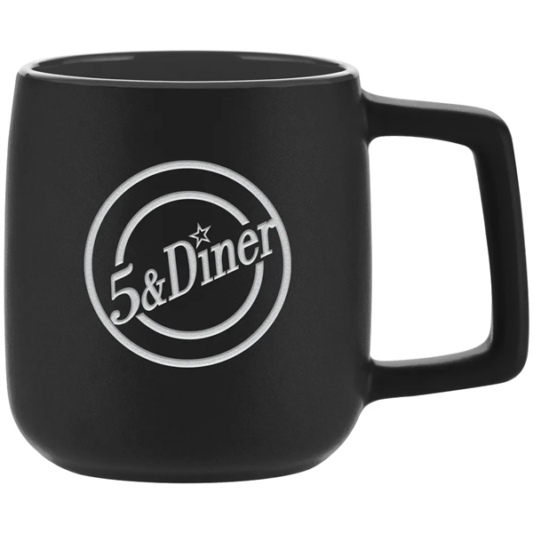 This 14 ounce mug offers a dual finish with matte exterior... from ASI 71920 Moderne Glass Company Inc / Glass America®