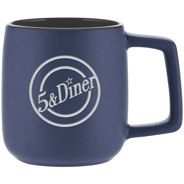 This 14 ounce mug offers a dual finish with matte exterior... from ASI 71920 Moderne Glass Company Inc / Glass America®