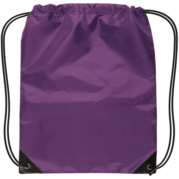 14" x 17" drawstring backpack with drawstring closure in an assortment... from ASI 52840 Evans Manufacturing