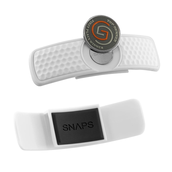 Rubberized ABS golf hat clip with removable ball marker.... from ASI 52263 EMT / EMT EASY Emblem Marketing Team