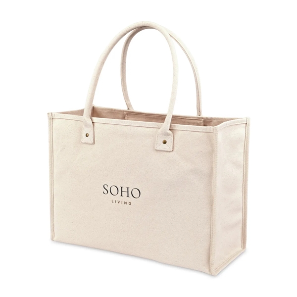 Grande Market Street structured cotton canvas handled tote bag,... from ASI 56070 Gemline / Gemline®