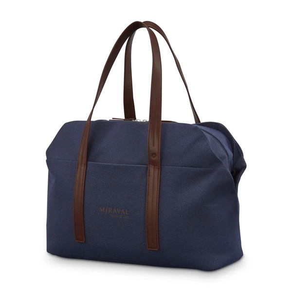 Samsonite Virtuosa Weekender rPET and cotton handled tote bag that supports... from ASI 56070 Gemline / Gemline®