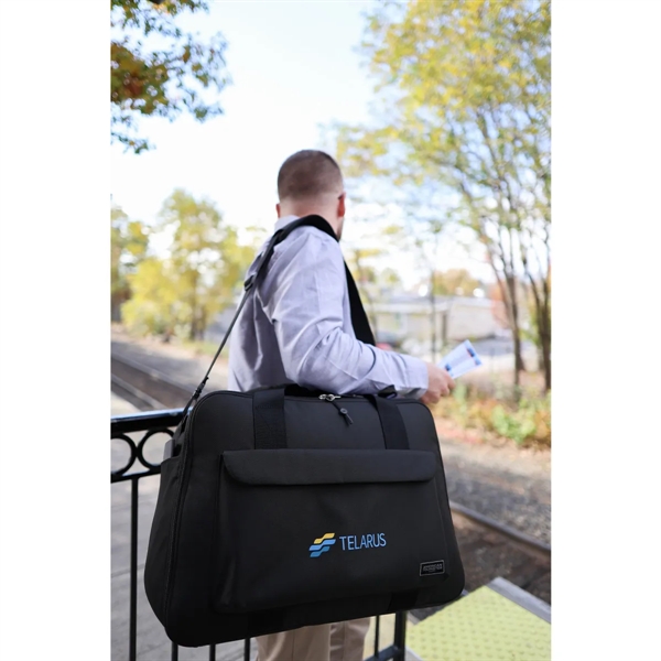 American Tourister® Embark Weekender rPET duffel bag that supports 15" laptop... from ASI 56070 Gemline / Gemline®