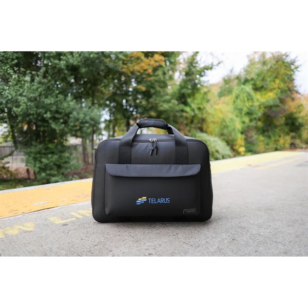 American Tourister® Embark Weekender rPET duffel bag that supports 15" laptop... from ASI 56070 Gemline / Gemline®