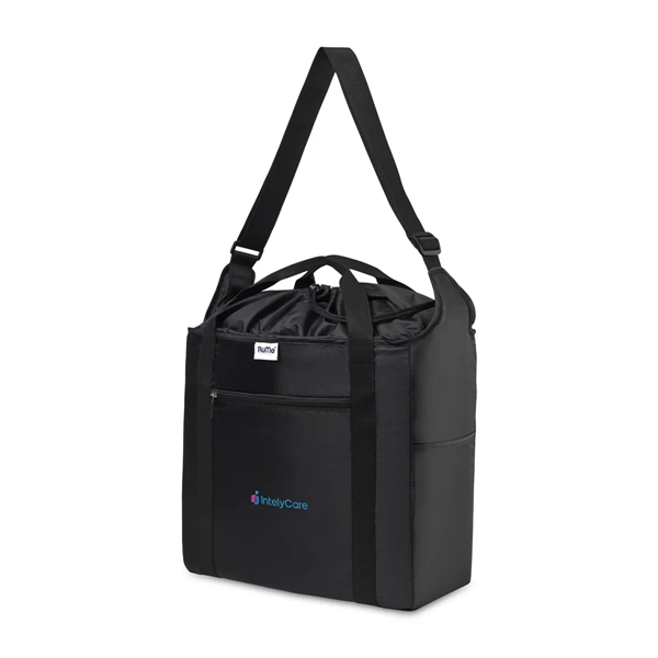 Recycled cinch tote bag with reversible zipper, 16.,25" handles and 50"... from ASI 56070 Gemline / Gemline® RuMe Brandsuite