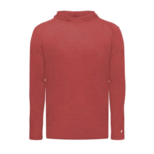 Badger Youth Tri-Blend Surplice Hooded Long Sleeve T-Shirt... from ASI 84358 S&S Activewear