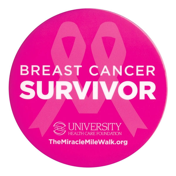 Round 4" - 2 pc button with standard safety pin back.... from ASI 53408 Express-A-Button / Express-A-Button Samco