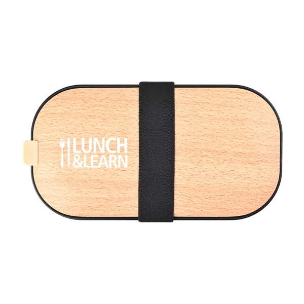 Osaka polypropylene two-level Bento Box lunch kit with fork, spoon and... from ASI 56070 Gemline / Gemline®