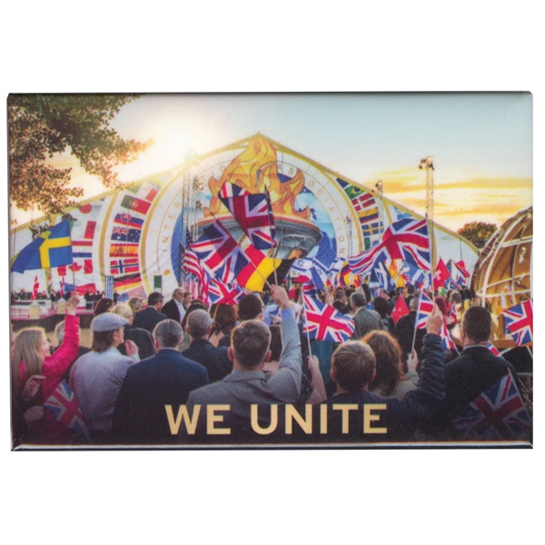 Rectangle shaped button 2" x 3" with square corners and standard... from ASI 53408 Express-A-Button / Express-A-Button Samco