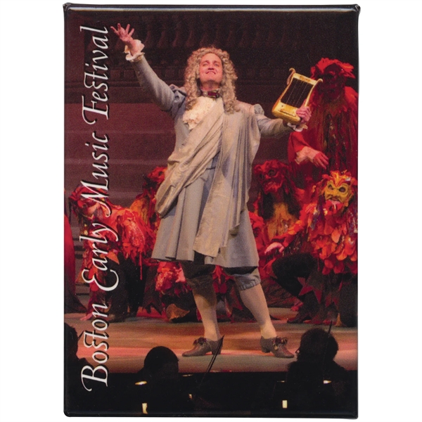 Rectangle shaped button 2.5" x 3.5" with square corners and a... from ASI 53408 Express-A-Button / Express-A-Button Samco