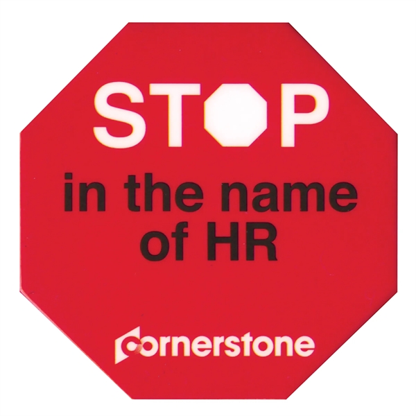 2" x 2" octagon shaped button with standard safety pin back.... from ASI 53408 Express-A-Button / Express-A-Button Samco