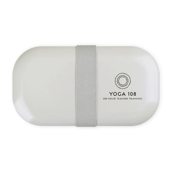 Oval shaped stackable two level Oishii traditional Bento Box with fork,... from ASI 56070 Gemline / Gemline®