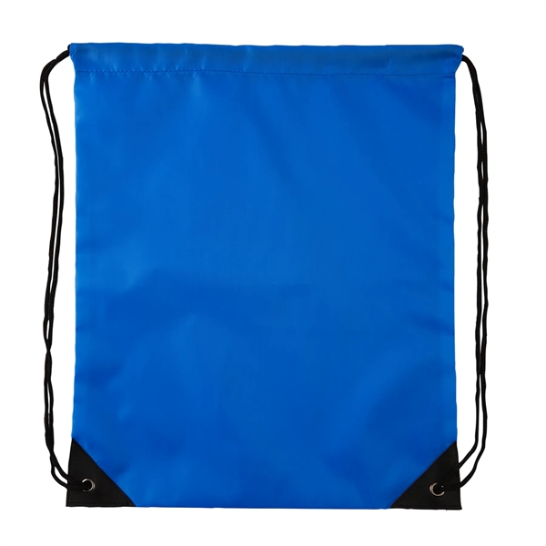 13 1/2" x 17" drawstring RPET backpack with black adjustable closure,... from ASI 52840 Evans Manufacturing