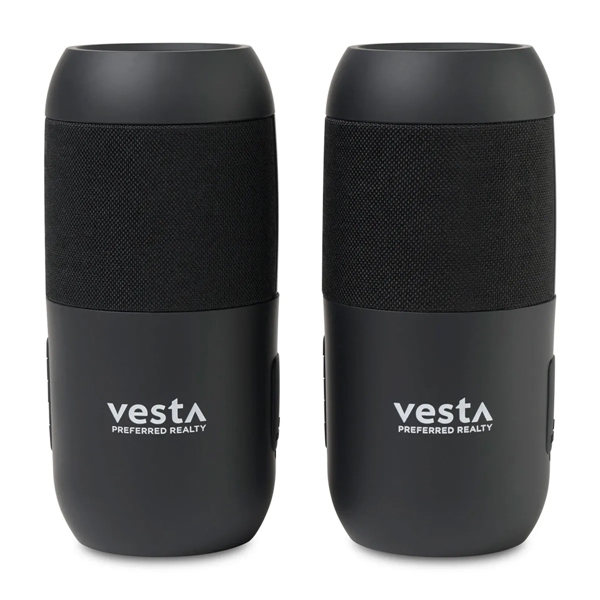 Indoor and outdoor wireless Bluetooth® solar powered speaker with attached ground... from ASI 56070 Gemline / Gemline®