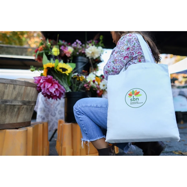 Recycled cotton handled tote bag with traceable technology.... from ASI 56070 Gemline / Gemline®