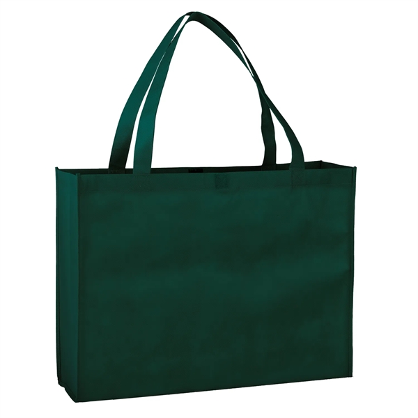 15" x 20" x 5 3/4" 80GSM non-woven poly shopping tote... from ASI 52840 Evans Manufacturing