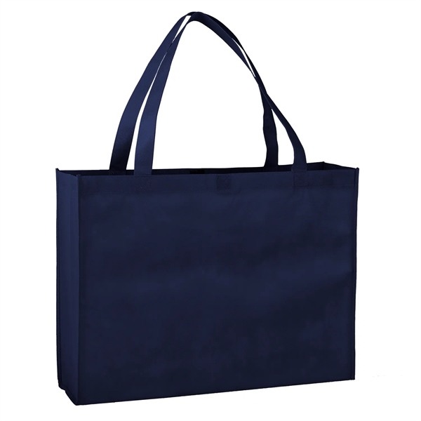 15" x 20" x 5 3/4" 80GSM non-woven poly shopping tote... from ASI 52840 Evans Manufacturing
